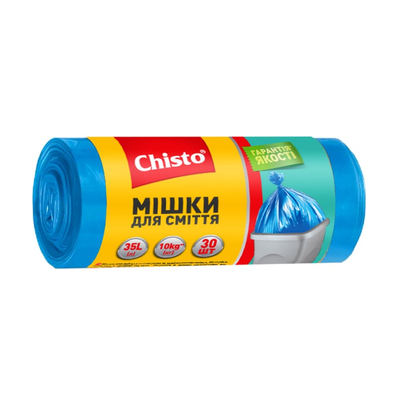 Мішки для сміття Chisto 35 л, 30 шт